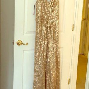 Sorella Vita Gold Sequin Dress